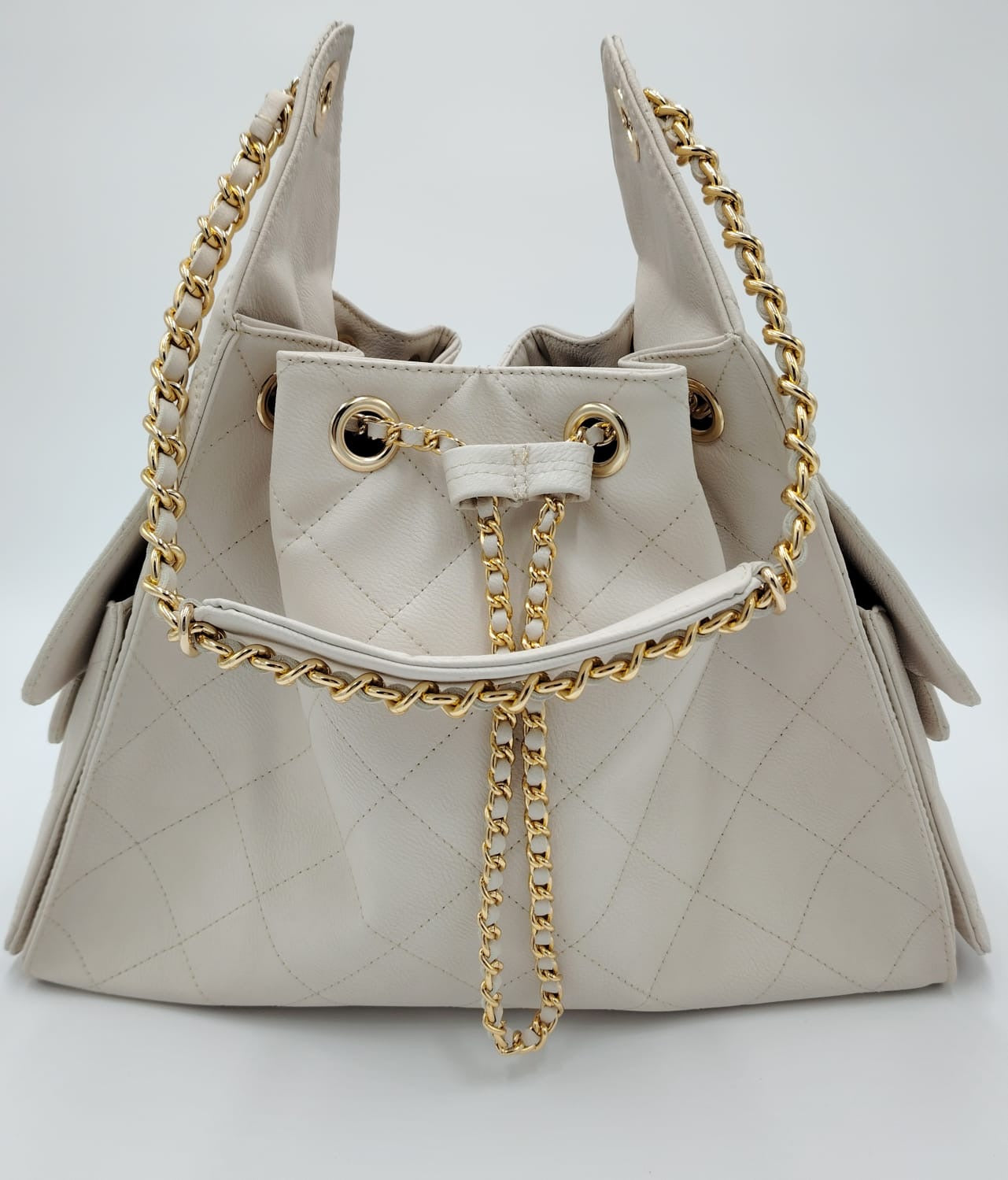 BOLSO CHARLOTTE GRANDE - HUESO
