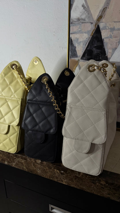 BOLSO CHARLOTTE EN PIEL BOVINA - TAMAÑO GRANDE