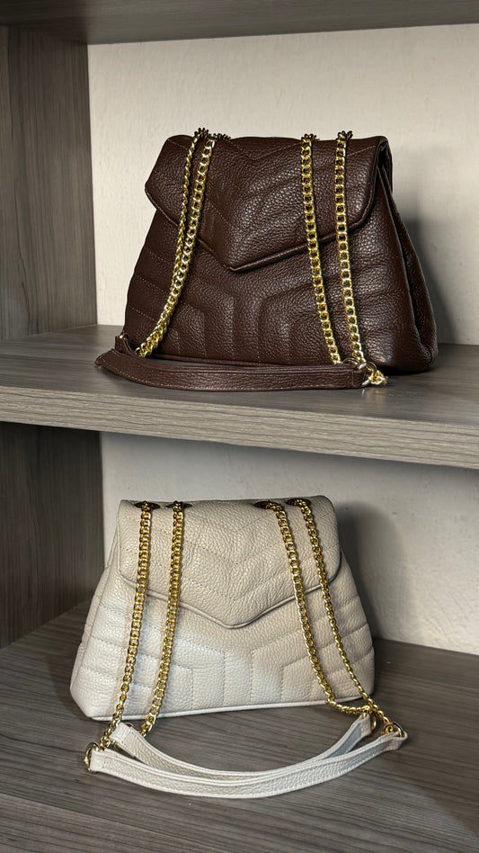 BOLSO LORAINE EN PIEL BOVINA - MINI